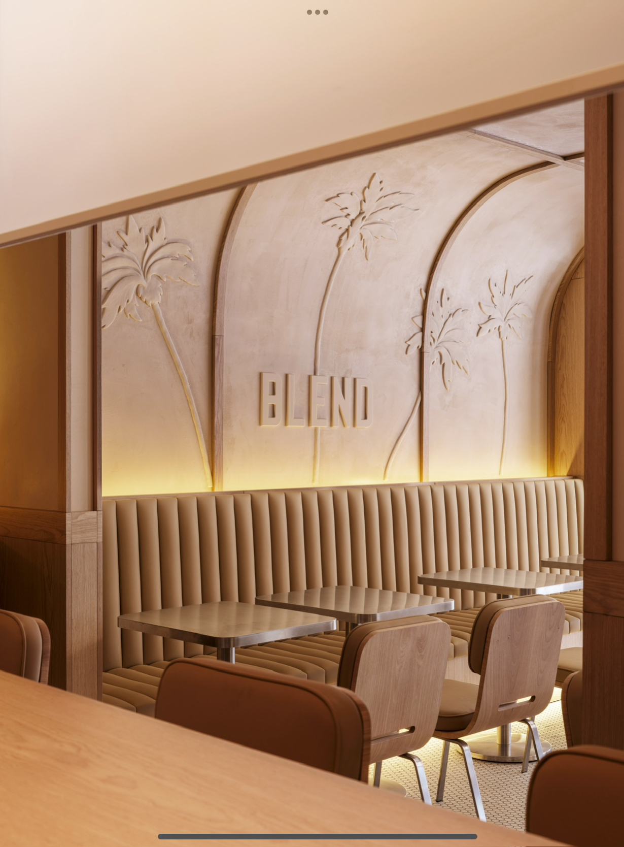 Bas-relief, restaurant, décor, design